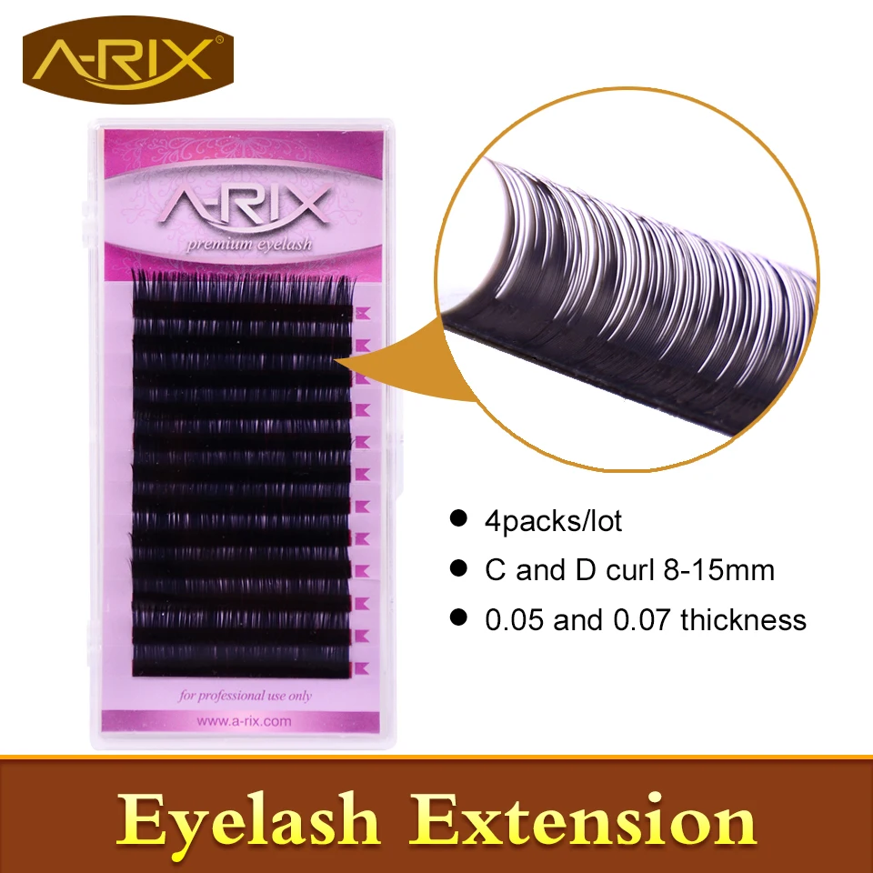 A-RIX 4trays 0.05 and 0.07 BCD Curl mink Eyelash Extension Mink Hair Individual False Eyelashes korean lashes
A-RIX 4trays 0.05 and 0.07 BCD Curl mink Eyelash Extension Mink Hair Individual False Eyelashes korean lashes