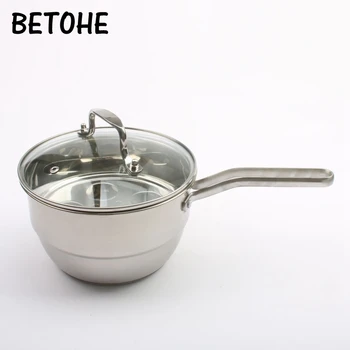 BETOHE 18CM Soup Stock Pots Cooker 304 Stainless Steel Milk Pot Small Steamer Pot Thicken Heat Milk Baby Nonstick Mini Pot
BETOHE 18CM Soup Stock Pots Cooker 304 Stainless Steel Milk Pot Small Steamer Pot Thicken Heat Milk Baby Nonstick Mini Pot