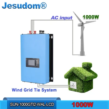 MPPT 1000W Wind Power Grid Tie Inverter Pure Sine Wave with LCD& Dump Load Resistor AC 22-65V/45-90V to 110V/220VAC Auto.
MPPT 1000W Wind Power Grid Tie Inverter Pure Sine Wave with LCD& Dump Load Resistor AC 22-65V/45-90V to 110V/220VAC Auto.