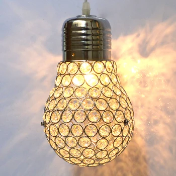 Big Bulb shaped crystal Pendant Light Restaurant Bar Glass hanging lights Aisle Corridor suspension lamp country loft
Big Bulb shaped crystal Pendant Light Restaurant Bar Glass hanging lights Aisle Corridor suspension lamp country loft