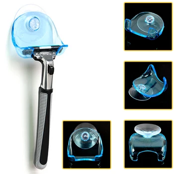 Bathroom Razor Holder 1Pcs Clear Blue Plastic Super Suction Cup Razor RackSuction Cup Shaver
Bathroom Razor Holder 1Pcs Clear Blue Plastic Super Suction Cup Razor RackSuction Cup Shaver