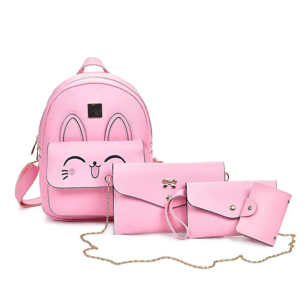 OCARDIAN Backpack 4Pcs Women Cute Mini Fashion Pattern Leather Backpack+Crossbody Bag+Messenger Bag+Card Package Dropship A10
OCARDIAN Backpack 4Pcs Women Cute Mini Fashion Pattern Leather Backpack+Crossbody Bag+Messenger Bag+Card Package Dropship A10
