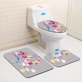 3Pcs/Set Bath Mat and Toilet Cover Decoration Pastoral Style Non-slip Bath Carpet Water Absorbent Bathroom Rug Bath Floor Mat
3Pcs/Set Bath Mat and Toilet Cover Decoration Pastoral Style Non-slip Bath Carpet Water Absorbent Bathroom Rug Bath Floor Mat