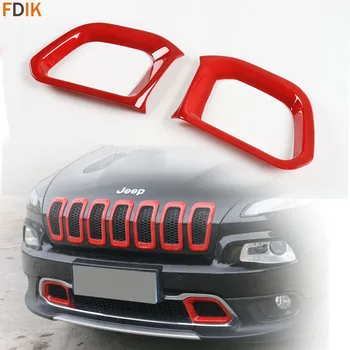 2pcs Sport Red Front Lower Bumper Insect Screening Mesh Grille Vent Hole frame Cover Trim for Jeep Cherokee 2014 2015 2016
2pcs Sport Red Front Lower Bumper Insect Screening Mesh Grille Vent Hole frame Cover Trim for Jeep Cherokee 2014 2015 2016