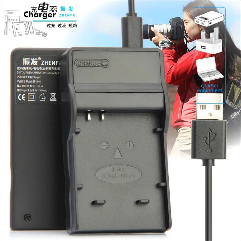 Зарядное устройство zhenfa для камеры Canon PowerShot SD1000 SD1100 IS SD1100IS SD1400 SD1400IS SD200 SD30 SD300 SD40