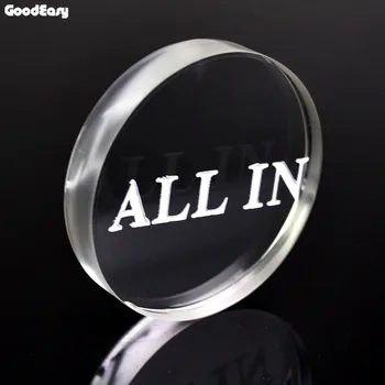 Acrylic Transparent Round All In Dealer Button Pressing Texas Hold'em Casino ALL IN 1pcs
Acrylic Transparent Round All In Dealer Button Pressing Texas Hold'em Casino ALL IN 1pcs