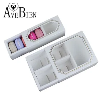 AVEBIEN 10pcs/lot Simple White Drawer Type Macarons Dessert Box Cake Box Chocolate Muffin Biscuits Box for Cookie Package
AVEBIEN 10pcs/lot Simple White Drawer Type Macarons Dessert Box Cake Box Chocolate Muffin Biscuits Box for Cookie Package