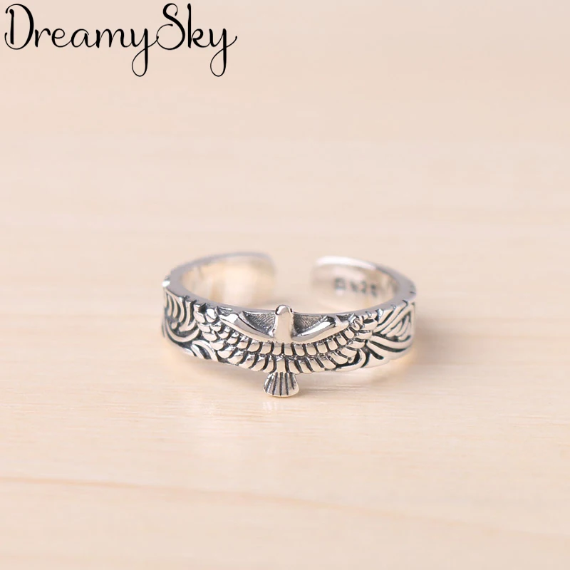 Bijoux Vintage 925 Sterling Silver Bird Rings For Girl Ladies Adjustable Size Statement Ring Wedding Party Jewelry Anillos
Bijoux Vintage 925 Sterling Silver Bird Rings For Girl Ladies Adjustable Size Statement Ring Wedding Party Jewelry Anillos
