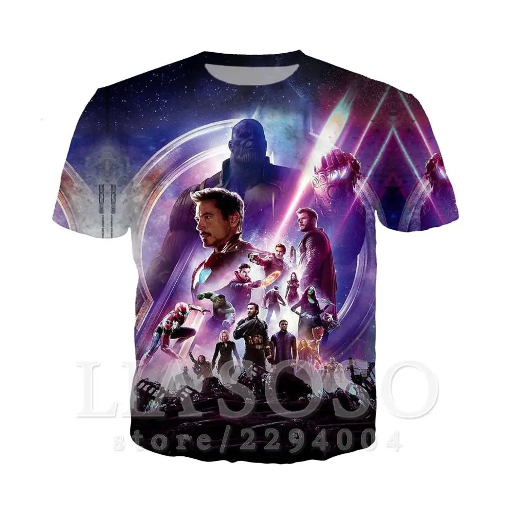 New design t shirt men/women marvel movie Avengers Endgame 3D print t-shirts Short sleeve Harajuku style tshirt streetwear tops
New design t shirt men/women marvel movie Avengers Endgame 3D print t-shirts Short sleeve Harajuku style tshirt streetwear tops