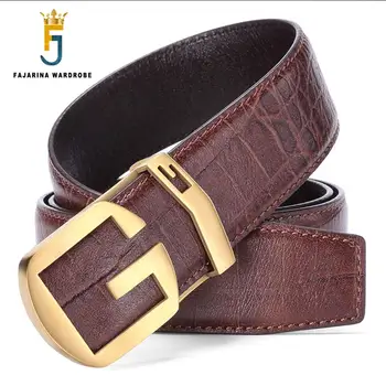FAJARINA Top Quality 100% Real Cowhide Leather Retro Letter Pattern Solid Brass Slide Buckle Metal Belts for Men Jeans LUFJ680
FAJARINA Top Quality 100% Real Cowhide Leather Retro Letter Pattern Solid Brass Slide Buckle Metal Belts for Men Jeans LUFJ680