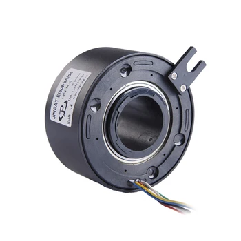 6 Circuits Models Through Bore Slip Ring Slow Operation Speed Gigabit Ethernet Signal Precious Metal Contacts
6 Circuits Models Through Bore Slip Ring Slow Operation Speed Gigabit Ethernet Signal Precious Metal Contacts