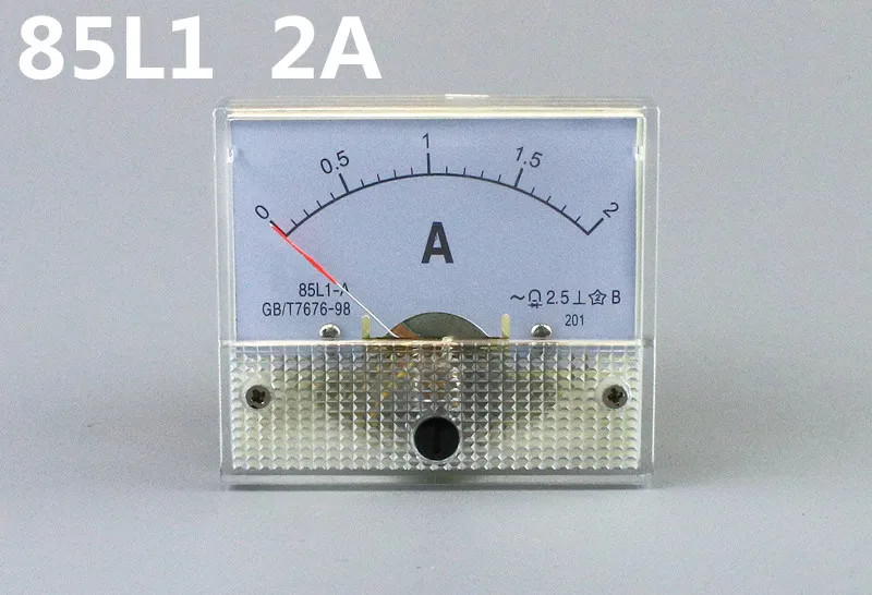 

1PCS 85L1 1A 2A 3A 5A 10A 15A 20A 30A 50A 75A AC Panel Meter Analog Panel Ammeter Dial Current Gauge