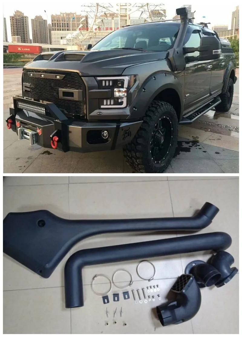4*4 EXTERIOR PARTS LLDPE Snorkel KIT SET Air Intake Snorkel Kit Set FIT FOR F150 F-150 2015-2017 car accessories
4*4 EXTERIOR PARTS LLDPE Snorkel KIT SET Air Intake Snorkel Kit Set FIT FOR F150 F-150 2015-2017 car accessories