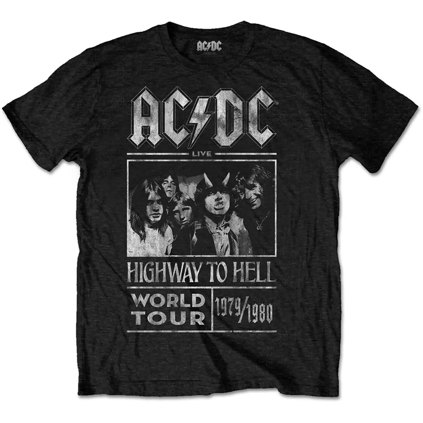 AC/DC Highway To Hell World Tour 79/80 Mens Rock Music T-Shirt Official Band Tee
AC/DC Highway To Hell World Tour 79/80 Mens Rock Music T-Shirt Official Band Tee