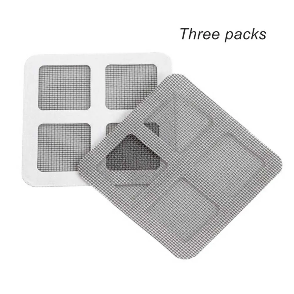 Image 3Pcs Anti mosquito Mesh Sticky Wires Patches Summer Window Mosquito Netting Patch Repairing Broken Holes on Screen Window Door