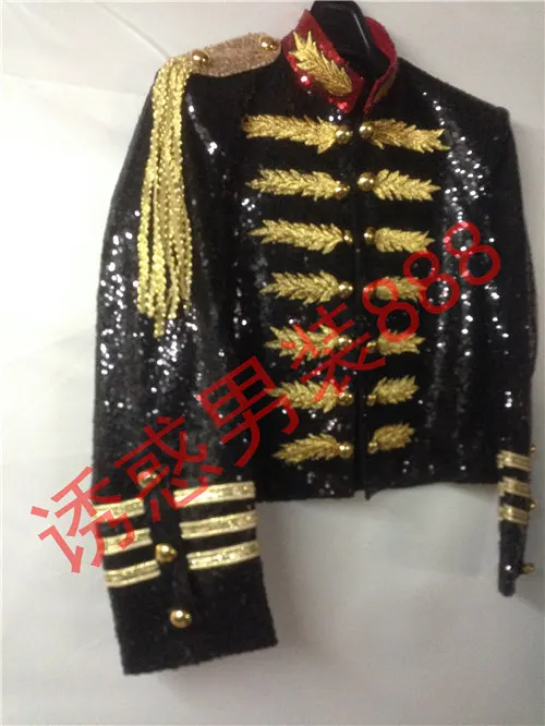 black full sequined golden embroidery mens tuxedo jacket/can customs size making
black full sequined golden embroidery mens tuxedo jacket/can customs size making