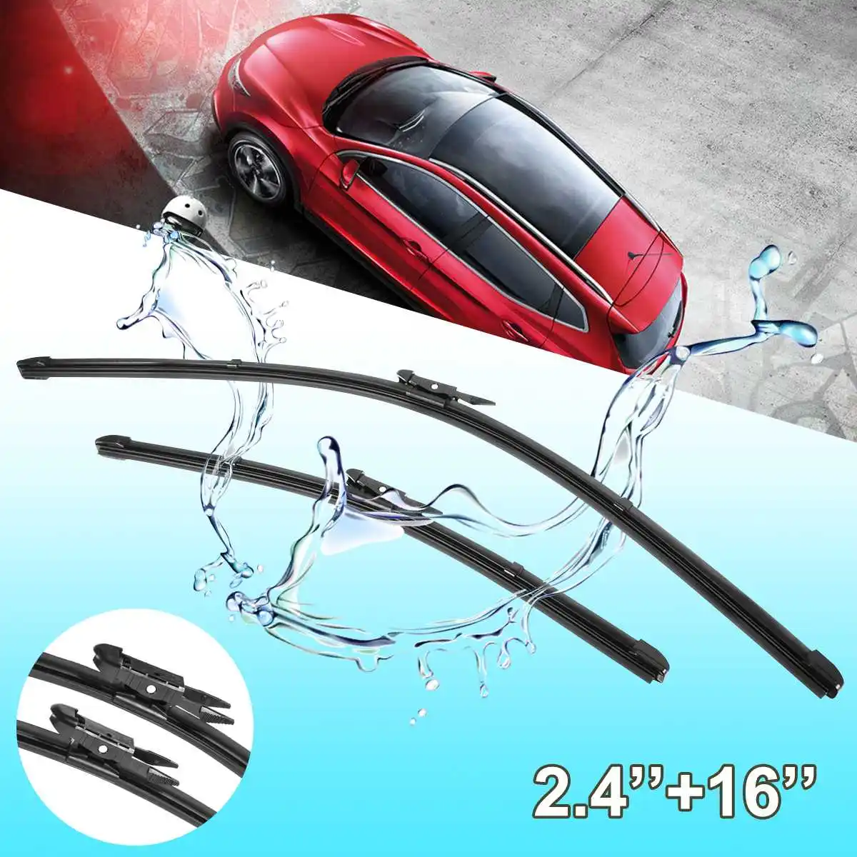 24"+16" Inch Car Windshield Wiper Blades Front Window Wiper Blade Cleaner Windscreen Wipers Cleaning Brush For N issan 2006-2013
24"+16" Inch Car Windshield Wiper Blades Front Window Wiper Blade Cleaner Windscreen Wipers Cleaning Brush For N issan 2006-2013