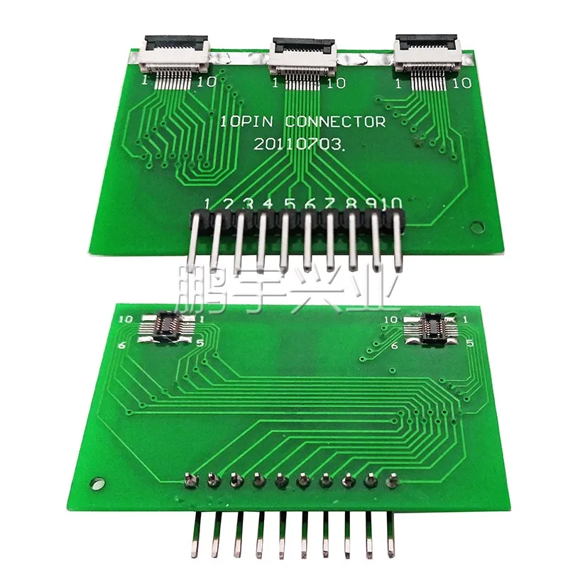 10 pin многофункциональная тестовая плата 0 5/0 4 интервала FPC10PIN двухрядная 10PIN