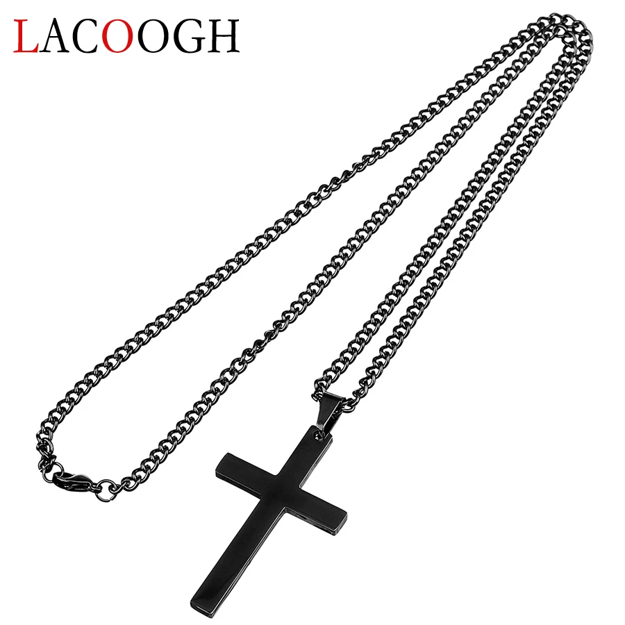 Lacoogh 2018 New Trendy Gold Color Cross Pendants Necklaces Stainless Steel Long Link Chain Necklaces for Women Fashion Jewelry
Lacoogh 2018 New Trendy Gold Color Cross Pendants Necklaces Stainless Steel Long Link Chain Necklaces for Women Fashion Jewelry