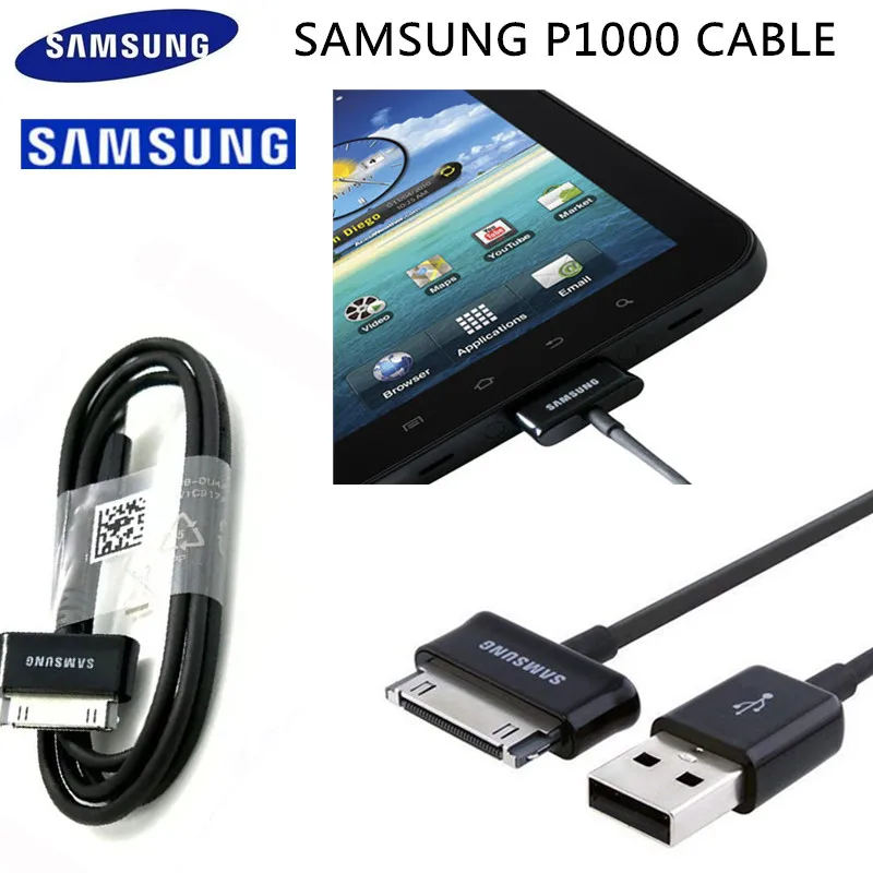 Original Genuine Samsung Tablet Cable for Galaxy P1000 10.1 8.9 7.0 P1010 P7300 P7510 N8000 1M Black
Original Genuine Samsung Tablet Cable for Galaxy P1000 10.1 8.9 7.0 P1010 P7300 P7510 N8000 1M Black