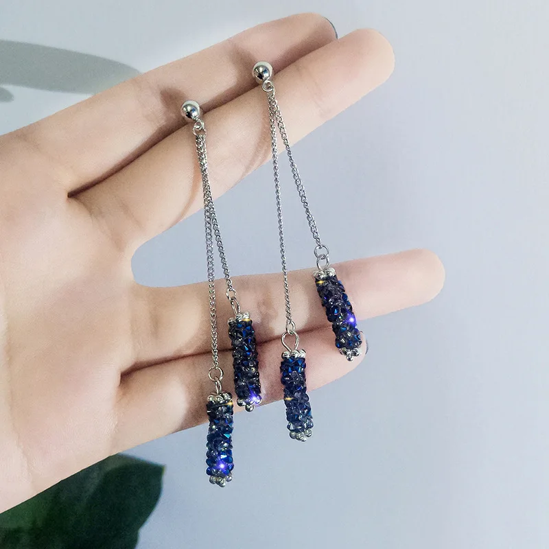 Fashion Women Earrings 2019 Cute Crystal Tassel Earrings For Women Accessories Trendy Long Dangle Earrings Jewelry Gift
Fashion Women Earrings 2019 Cute Crystal Tassel Earrings For Women Accessories Trendy Long Dangle Earrings Jewelry Gift