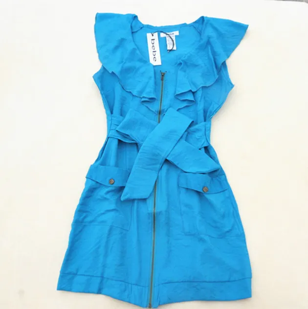 Flounced Dress Summer Vestidos Verano Robe Femme Student Fashion short Sleeve Slim dress Flouncing Pure Color Zipper Bow Dress
Flounced Dress Summer Vestidos Verano Robe Femme Student Fashion short Sleeve Slim dress Flouncing Pure Color Zipper Bow Dress