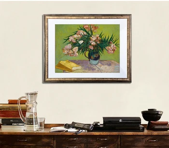 Vase with Oleanders and Books, c.1888 By: Vincent van Gogh impressionist canvas paintings frameless scenery paintings
Vase with Oleanders and Books, c.1888 By: Vincent van Gogh impressionist canvas paintings frameless scenery paintings
