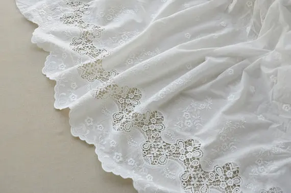 off white cotton lace fabric with retro floral hollowed out floral pattern one yard
off white cotton lace fabric with retro floral hollowed out floral pattern one yard