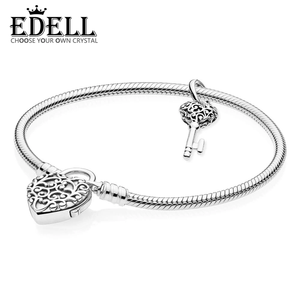 EDELL 100% 925 Sterling Silver Trend Personality Romance Celebration Anniversary Collection Love Bracelet Set RAU0511 
EDELL 100% 925 Sterling Silver Trend Personality Romance Celebration Anniversary Collection Love Bracelet Set RAU0511