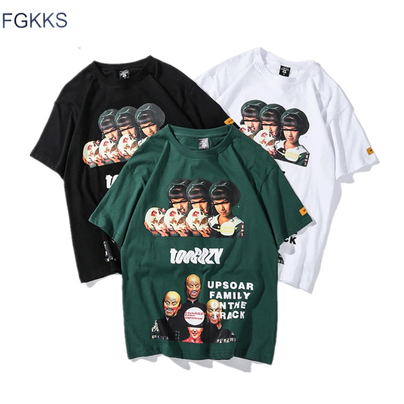 FGKKS Men's Brand Printing T shirt 2019 Summer Men Hip Hop Streetwear T-shirts Male Fashion Casual Cotton Tee Shirts
FGKKS Men's Brand Printing T shirt 2019 Summer Men Hip Hop Streetwear T-shirts Male Fashion Casual Cotton Tee Shirts
