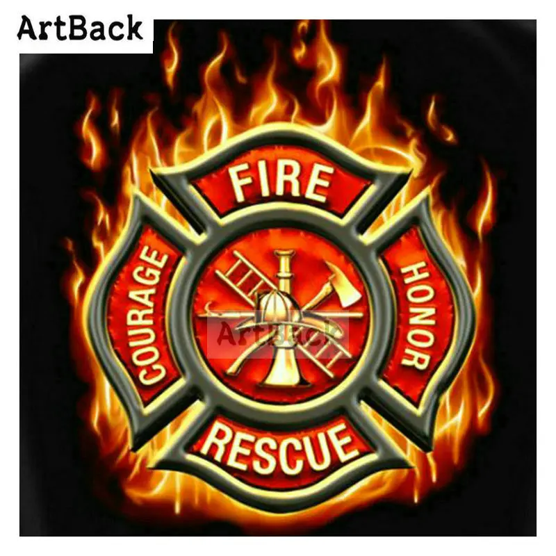 ARTBACK 5d diy diamond painting fire icon square drill fire honor rescue courage 3d diamond embroidery rhinestone home decor
ARTBACK 5d diy diamond painting fire icon square drill fire honor rescue courage 3d diamond embroidery rhinestone home decor