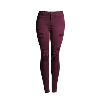 4Xl Plus Size Wine Red Jeans For Women High Waist Skinny Jeans Elastic Denim Jean Destroyed Ripped Push Up Denim Pencil Trouser
4Xl Plus Size Wine Red Jeans For Women High Waist Skinny Jeans Elastic Denim Jean Destroyed Ripped Push Up Denim Pencil Trouser