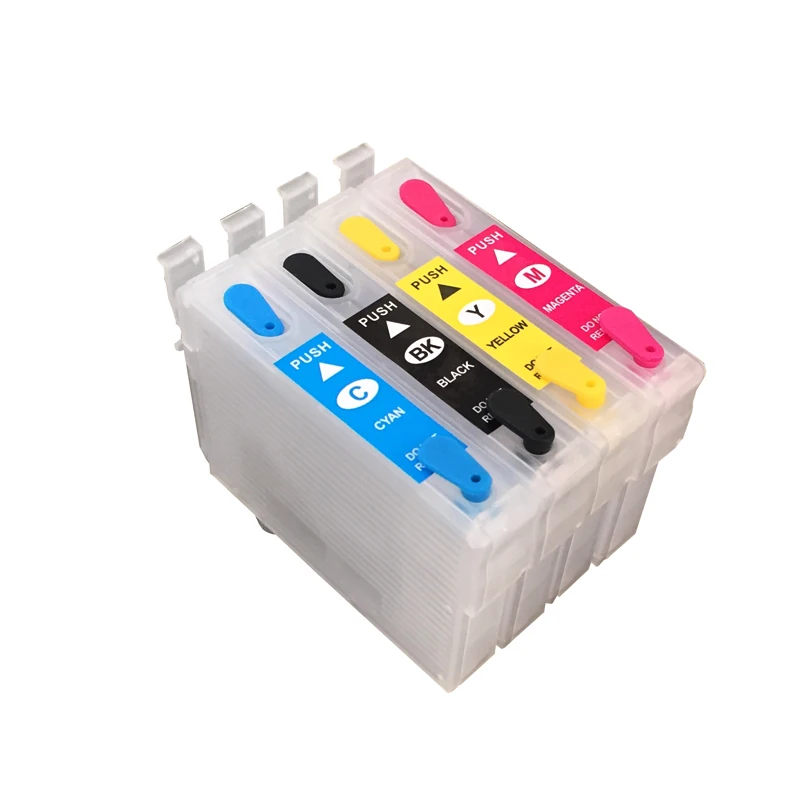 T1291-T1294 Refillable cartridges empty for Epson Stylus SX230 SX235W SX420W SX425W SX430W SX438W SX440W printer With ARC chips
T1291-T1294 Refillable cartridges empty for Epson Stylus SX230 SX235W SX420W SX425W SX430W SX438W SX440W printer With ARC chips