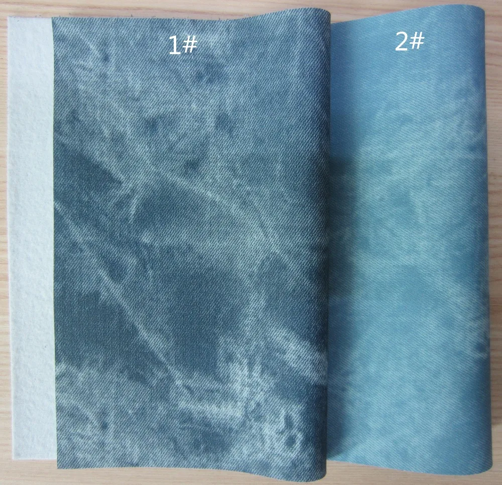 Denim jeans Smooth faux leather A4 sheet 8"X11" Synthetic Faux Pu Leather for hair bows, bags DIY craft project 1pieces F0227
Denim jeans Smooth faux leather A4 sheet 8"X11" Synthetic Faux Pu Leather for hair bows, bags DIY craft project 1pieces F0227