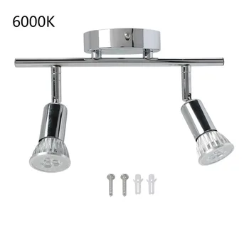 Dual-head Rotational Spotlight Ceiling Bar Light Fitting Fixture GU10 Satin Nickel Indoor Decoration Ceiling Lamp
Dual-head Rotational Spotlight Ceiling Bar Light Fitting Fixture GU10 Satin Nickel Indoor Decoration Ceiling Lamp
