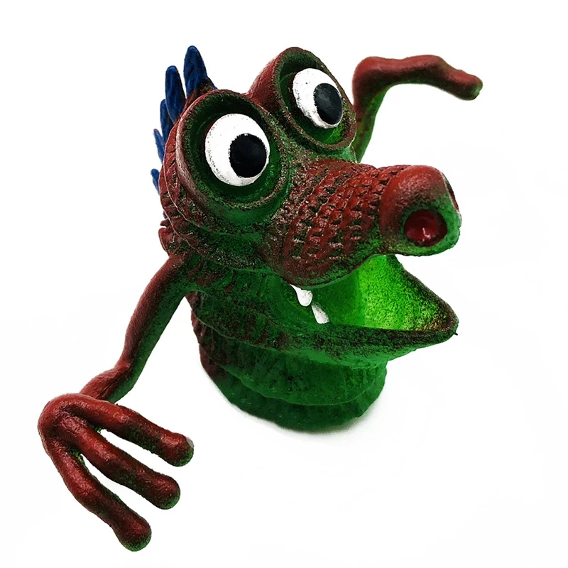 5pcs/lot Finger Puppet Cartoon Monsters Tell Story Shocking Party Show Interactive Toys Funny Horror Finger Puppets Toys For Kid
