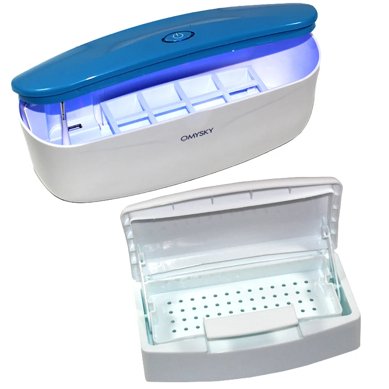 S2 Sterilizer Storage Box Portable UV Sterilizer Box Beauty Nail Art Tools LED Disinfection Box for Comestic Salon
S2 Sterilizer Storage Box Portable UV Sterilizer Box Beauty Nail Art Tools LED Disinfection Box for Comestic Salon