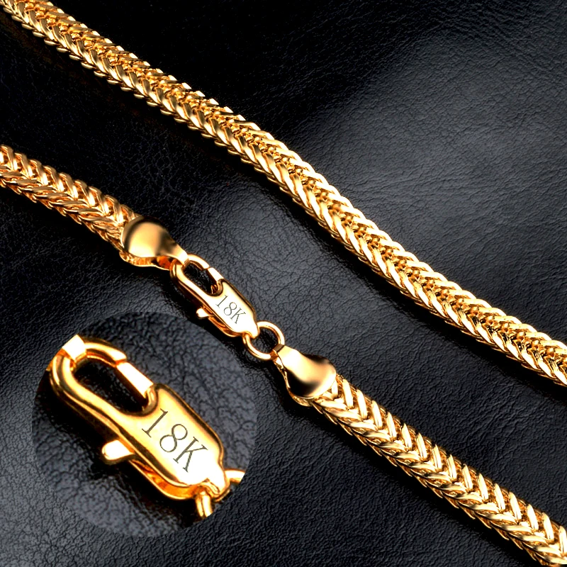 Hip Hop Men Necklace 20 Inches 6MM Snake Bone Chain Stainless Steel Gold Color Filled Curb Cuban Link Necklaces For Men Jewelry
Hip Hop Men Necklace 20 Inches 6MM Snake Bone Chain Stainless Steel Gold Color Filled Curb Cuban Link Necklaces For Men Jewelry
