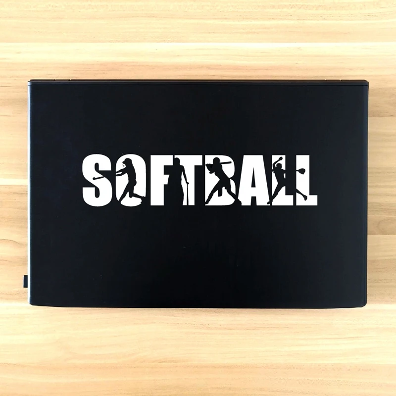 Softball silhouette clipart stickers