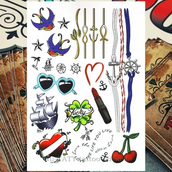 Nu-TATY Cartoon Sparrow glasses Temporary Tattoo Body Art, 21*15cm Flash Tattoo Stickers, Waterproof Fake Henna Sticker
Nu-TATY Cartoon Sparrow glasses Temporary Tattoo Body Art, 21*15cm Flash Tattoo Stickers, Waterproof Fake Henna Sticker