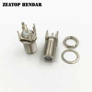 200Pcs Brass F Thru Hole Female Jack to 4 Legged PC Board PCB Mount Solder Post Straight RF Coaxial Adapter TV PAL Connector
200Pcs Brass F Thru Hole Female Jack to 4 Legged PC Board PCB Mount Solder Post Straight RF Coaxial Adapter TV PAL Connector