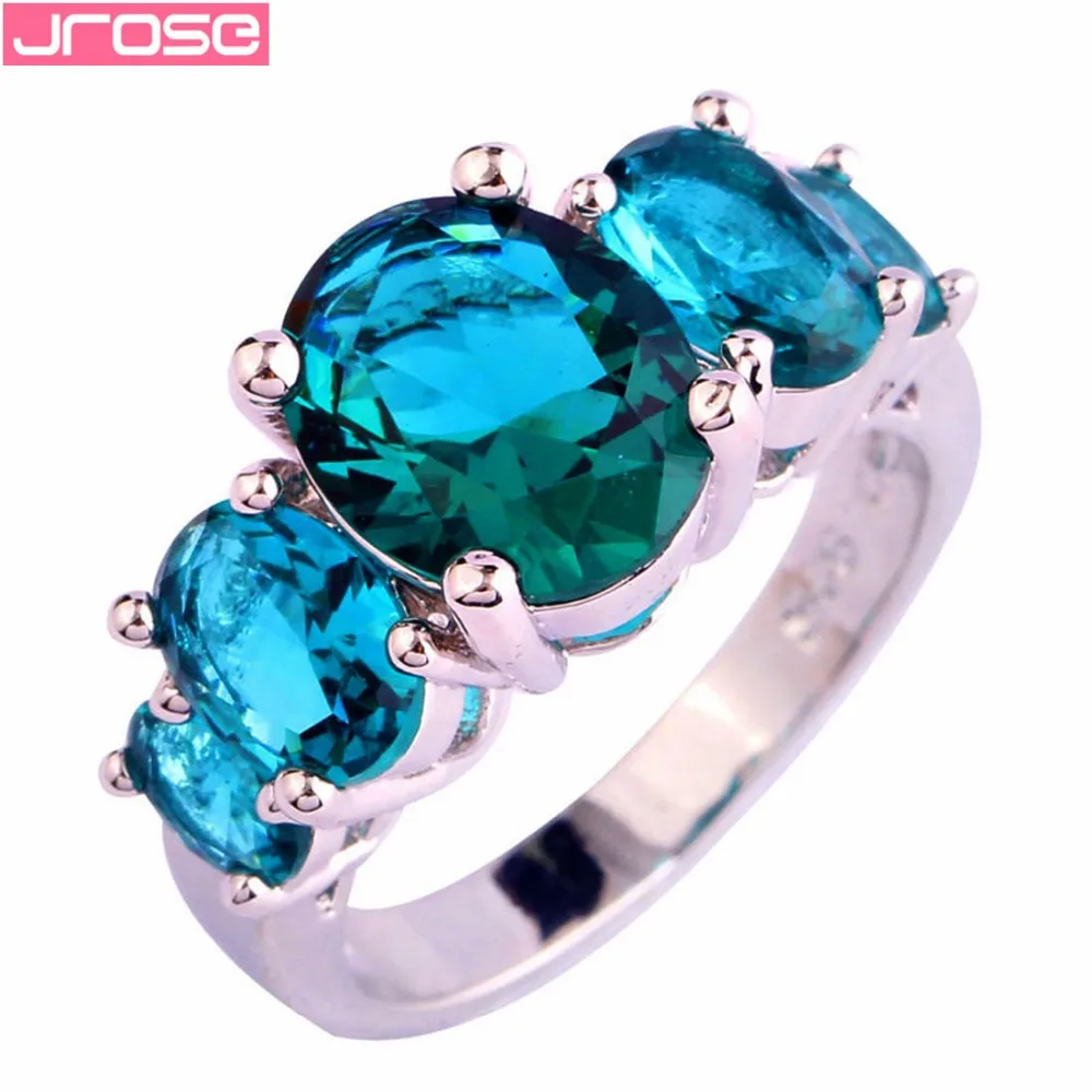 JROSE Wholesale Hot Engagement New Fashion Green CZ Silver Color Ring Size 6 7 8 9 10 11 12 13 Oval Cut Jewelry For Women
JROSE Wholesale Hot Engagement New Fashion Green CZ Silver Color Ring Size 6 7 8 9 10 11 12 13 Oval Cut Jewelry For Women