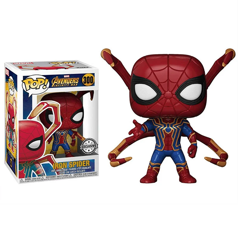 Funko POP Marvel Avengers 3: Infinity War Iron Spider Man PVC Action Figure Dolls Collection Model Toys Children Birthday Gifts
Funko POP Marvel Avengers 3: Infinity War Iron Spider Man PVC Action Figure Dolls Collection Model Toys Children Birthday Gifts