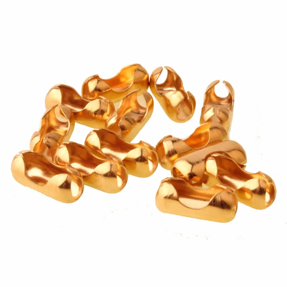 100PCs 1.5/2/3.2/4/6/8/10/12mm Stainless Steel Ball Chain Connector Clasps End Beads Crimp Gold Color DIY Findings Accessories
100PCs 1.5/2/3.2/4/6/8/10/12mm Stainless Steel Ball Chain Connector Clasps End Beads Crimp Gold Color DIY Findings Accessories