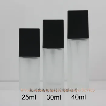 25ml/30ml/40ml clear frosted glass square bottle with black pump,for lotion/essential oli/moisturizer/facial water/liquid cream
25ml/30ml/40ml clear frosted glass square bottle with black pump,for lotion/essential oli/moisturizer/facial water/liquid cream
