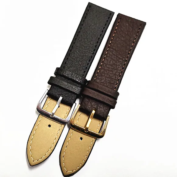 

New arrived Wholesale 200PCS/lot High quality 16MM 18MM 20MM 22MM genuine cow leather watch strap genuine leather watch band