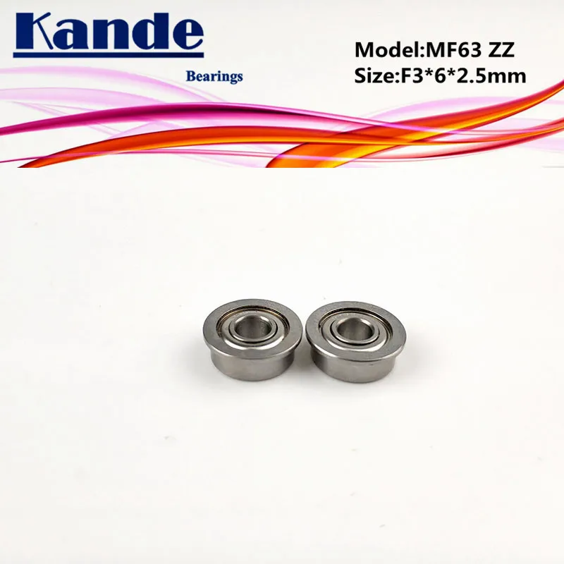 Kande Bearings 10PCS MF63ZZ MF63Z MF63 Z MF63 ZZ MF63 Miniature Flange Bearing F3x6x2.5mm
Kande Bearings 10PCS MF63ZZ MF63Z MF63 Z MF63 ZZ MF63 Miniature Flange Bearing F3x6x2.5mm