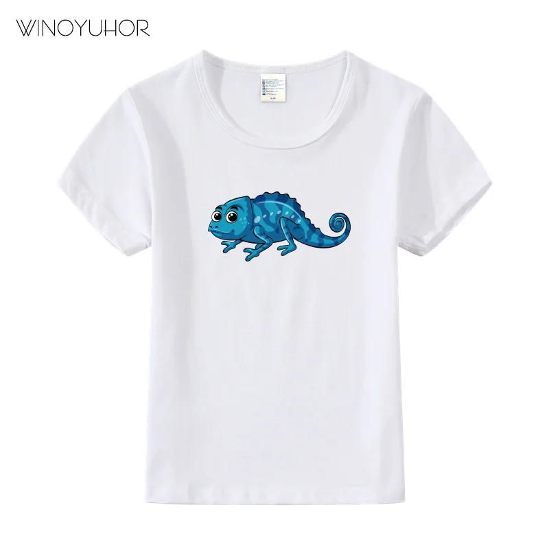 Chameleon Lizard Print T-Shirts Kids Summer Tops Girls Boys Short Sleeve Clothes Casual Baby Tee Shirt 2023 New
Chameleon Lizard Print T-Shirts Kids Summer Tops Girls Boys Short Sleeve Clothes Casual Baby Tee Shirt 2023 New
