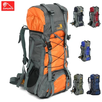 

60L Climbing Bags Travel journal Backpack Mountaineering Tourist Backpack Hiking Trekking Sport bag Outdoor Camping Rucksack