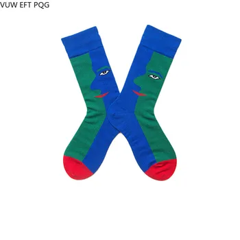 Socks men's tide European and American retro portrait color matching ladies cotton socks art street independent design
Socks men's tide European and American retro portrait color matching ladies cotton socks art street independent design